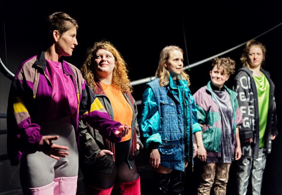 Inszenierung "Heldinnen",  am Theater Bielefeld, TAMdrei.